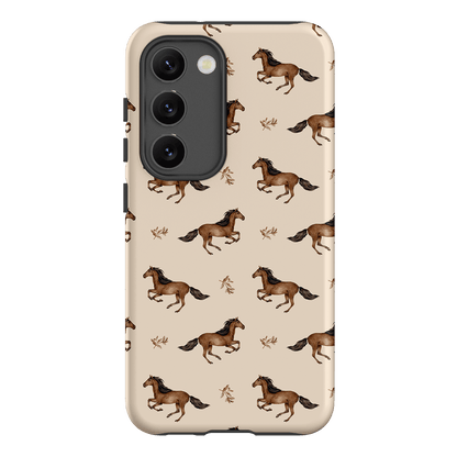 Running Horse Printed Phone Cases Samsung Galaxy S23 / Armoured by Kasiags Art - The Dairy