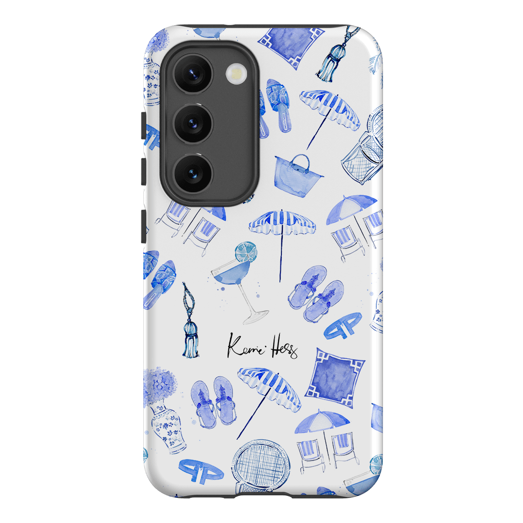 Santorini Printed Phone Cases Samsung Galaxy S23 / Armoured by Kerrie Hess - The Dairy
