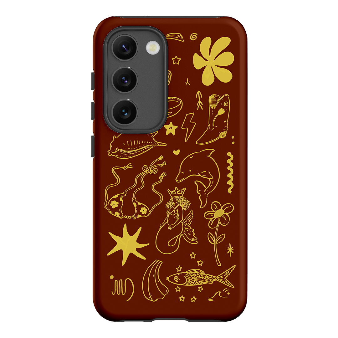 Spiced Cowboy Chocolate Printed Phone Cases Samsung Galaxy S23 / Armoured by Easty Beasty - The Dairy