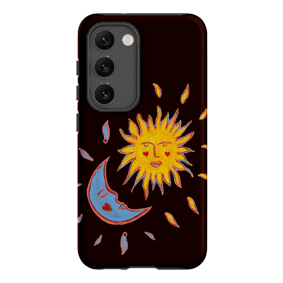 Sun & Moon Plum Printed Phone Cases Samsung Galaxy S23 / Armoured by BG. Studio - The Dairy