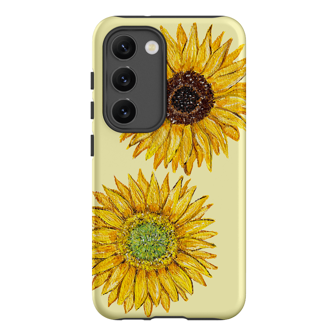 Sunflower Yellow Printed Phone Cases Samsung Galaxy S23 / Armoured by BG. Studio - The Dairy