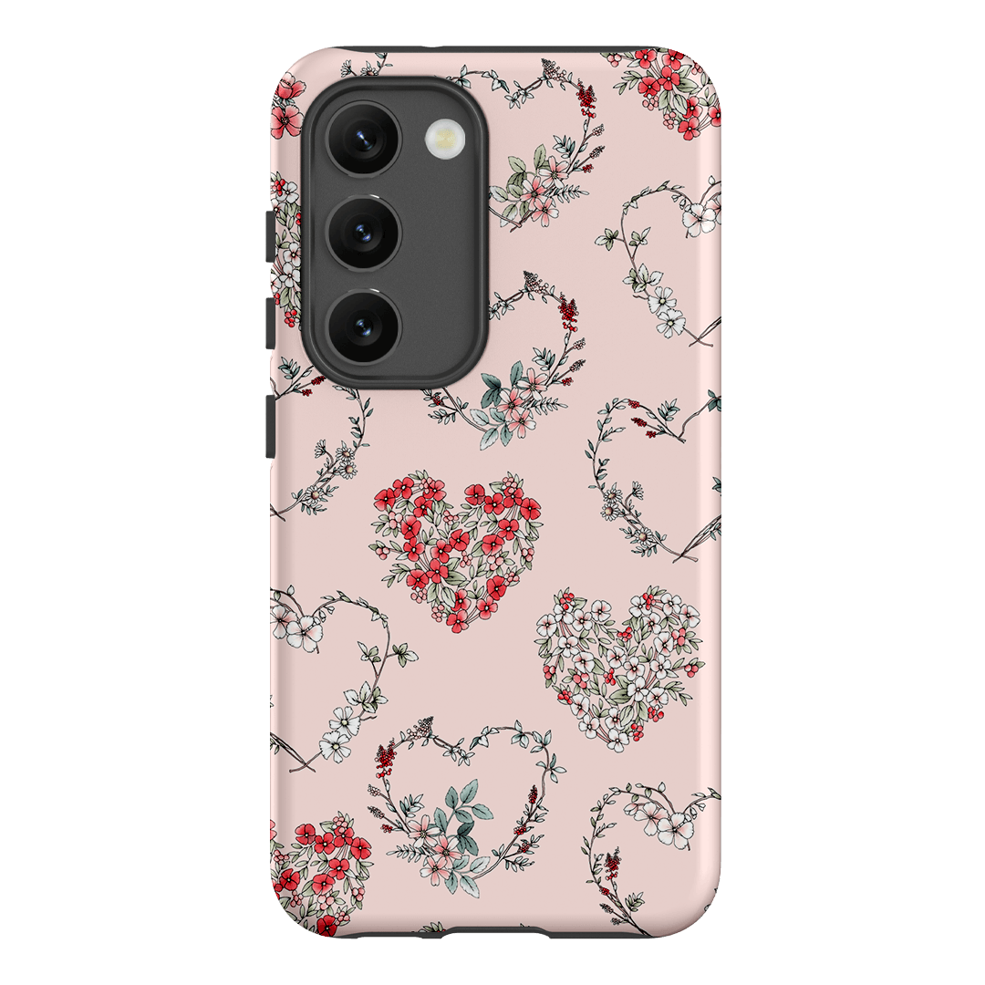 Wild Heart Wreath Printed Phone Cases Samsung Galaxy S23 / Armoured by Typoflora - The Dairy