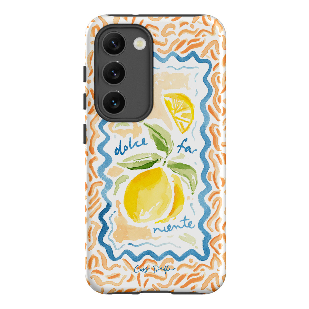 Dolce Far Niente Printed Phone Cases Samsung Galaxy S23 / Armoured by Cass Deller - The Dairy