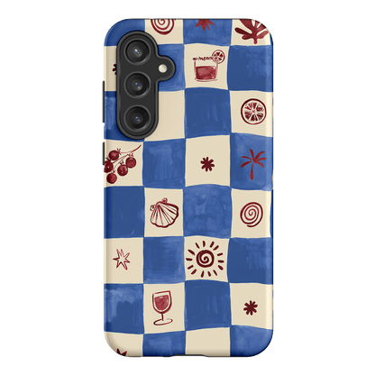 Afternoon Mezze Cornflower Printed Phone Cases Samsung Galaxy S23 FE / Armoured by Charlie Taylor - The Dairy