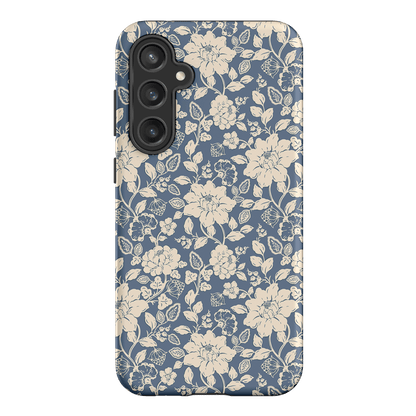 Blue Garden Printed Phone Cases Samsung Galaxy S23 FE / Armoured by Kasiags Art - The Dairy