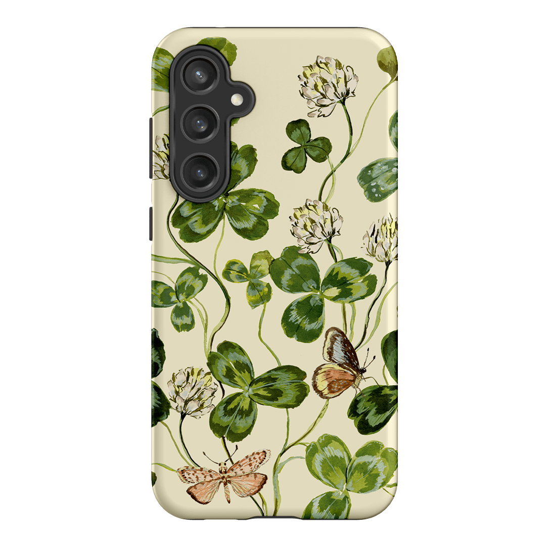Clover & Butterflies Printed Phone Cases Samsung Galaxy S23 FE / Armoured by Ellie Mae - The Dairy