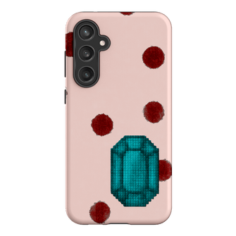 December Turquoise Printed Phone Cases Samsung Galaxy S23 FE / Armoured by Joiana - The Dairy
