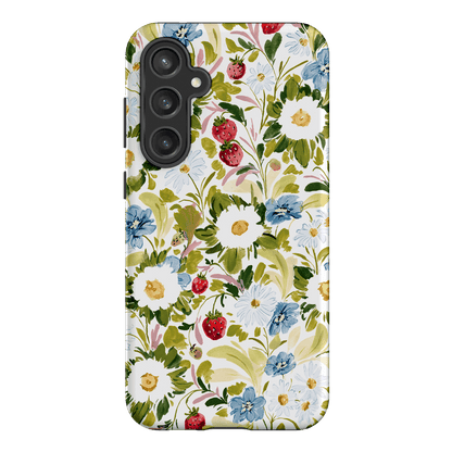 Garden Strawberries Printed Phone Cases Samsung Galaxy S23 FE / Armoured by Ellie Mae - The Dairy