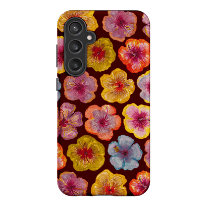 Hibiscus Holiday Rouge Printed Phone Cases Samsung Galaxy S23 FE / Armoured by BG. Studio - The Dairy