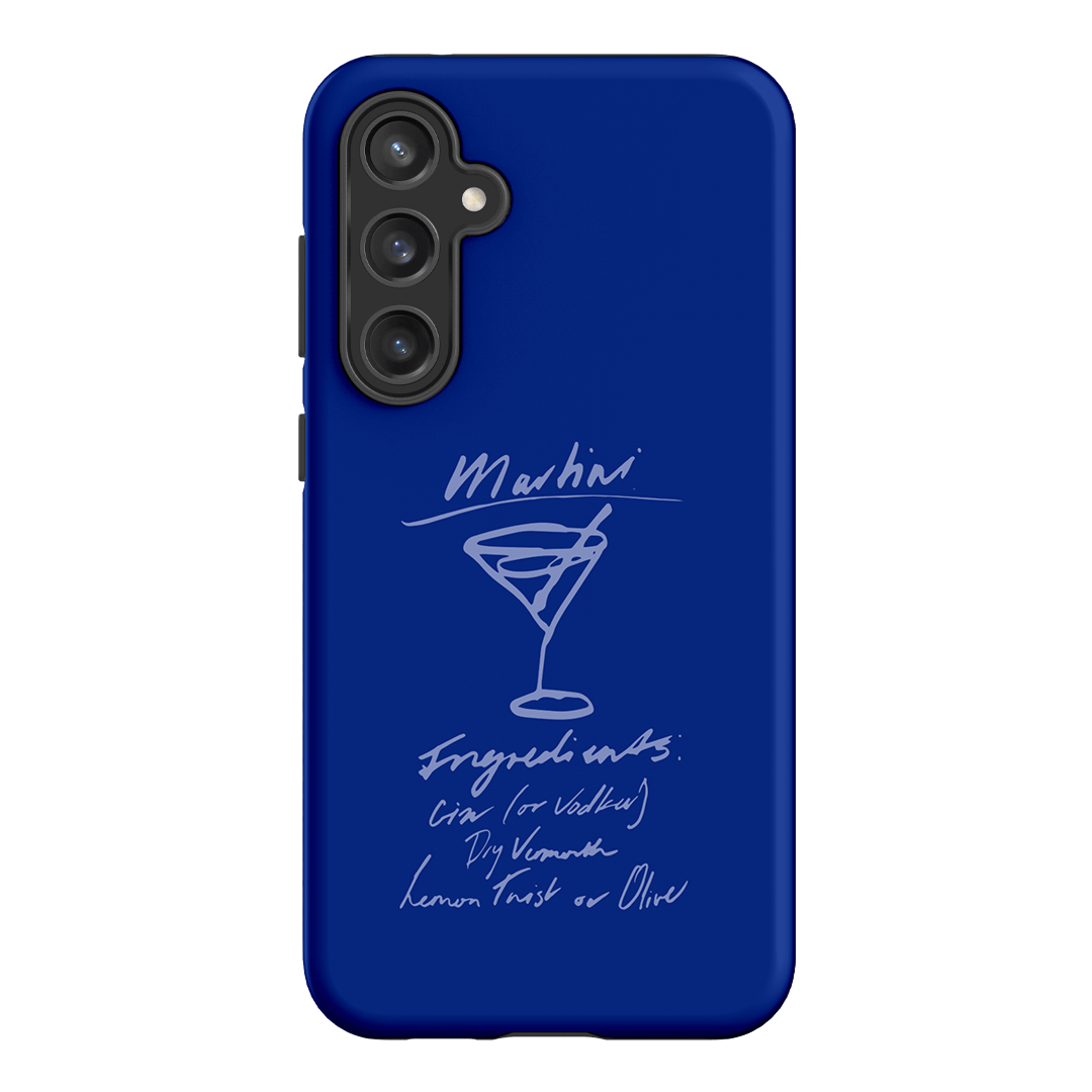 Martini Mood Blue Printed Phone Cases Samsung Galaxy S23 FE / Armoured by The Dairy - The Dairy