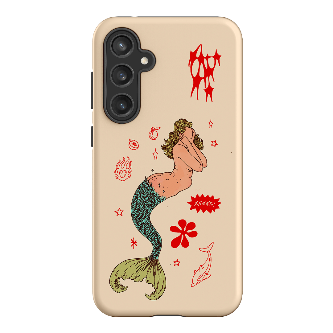 Mimi Cream Printed Phone Cases Samsung Galaxy S23 FE / Armoured by Easty Beasty - The Dairy