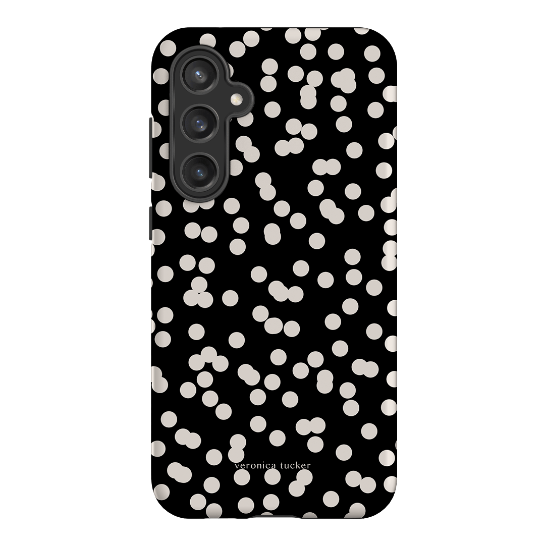 Mini Confetti Noir Printed Phone Cases Samsung Galaxy S23 FE / Armoured by Veronica Tucker - The Dairy