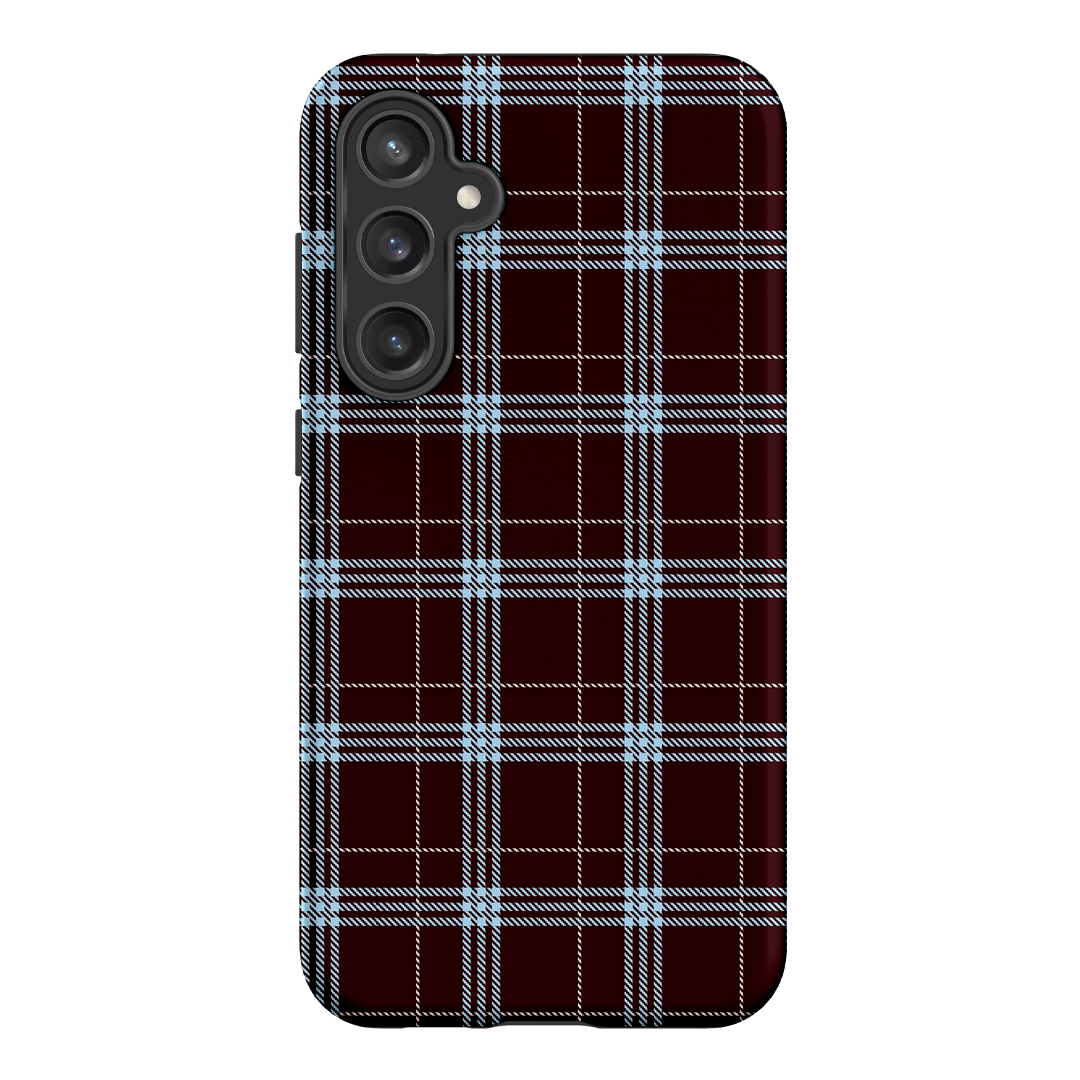 Mocha Plaid Printed Phone Cases Samsung Galaxy S23 FE / Armoured by The Dairy - The Dairy
