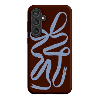 Mocha Ribbon Printed Phone Cases Samsung Galaxy S23 FE / Armoured by Jasmine Dowling - The Dairy