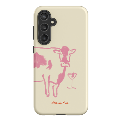 Mootini Pink Printed Phone Cases Samsung Galaxy S23 FE / Armoured by Phthalo Ruth - The Dairy