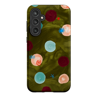 Olive Spot Printed Phone Cases Samsung Galaxy S23 FE / Armoured by Charlie Taylor - The Dairy