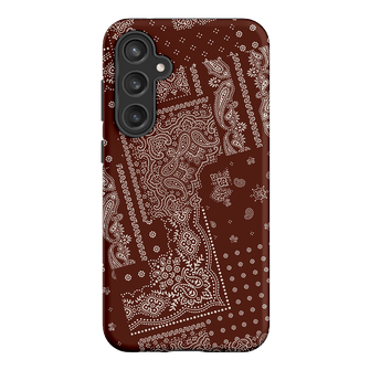 Paisley Cinnamon Printed Phone Cases Samsung Galaxy S23 FE / Armoured by The Dairy - The Dairy
