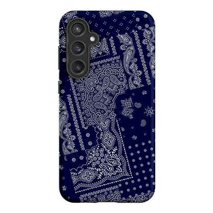 Paisley Indigo Printed Phone Cases Samsung Galaxy S23 FE / Armoured by The Dairy - The Dairy