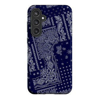 Paisley Indigo Printed Phone Cases Samsung Galaxy S23 FE / Armoured by The Dairy - The Dairy