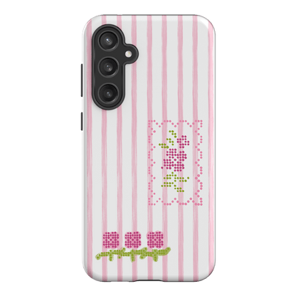 Patchwork Pink Printed Phone Cases Samsung Galaxy S23 FE / Armoured by Kayla Carr - The Dairy