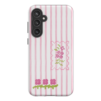Patchwork Pink Printed Phone Cases Samsung Galaxy S23 FE / Armoured by Kayla Carr - The Dairy