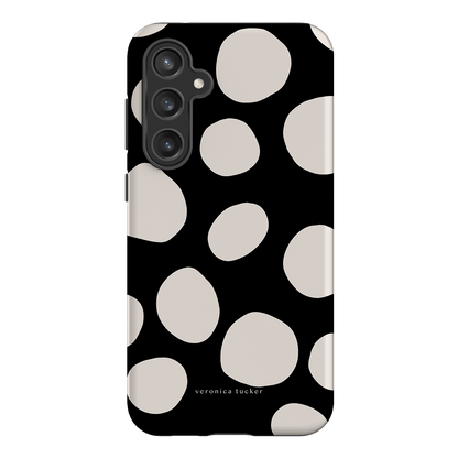 Pebbles Noir Printed Phone Cases Samsung Galaxy S23 FE / Armoured by Veronica Tucker - The Dairy