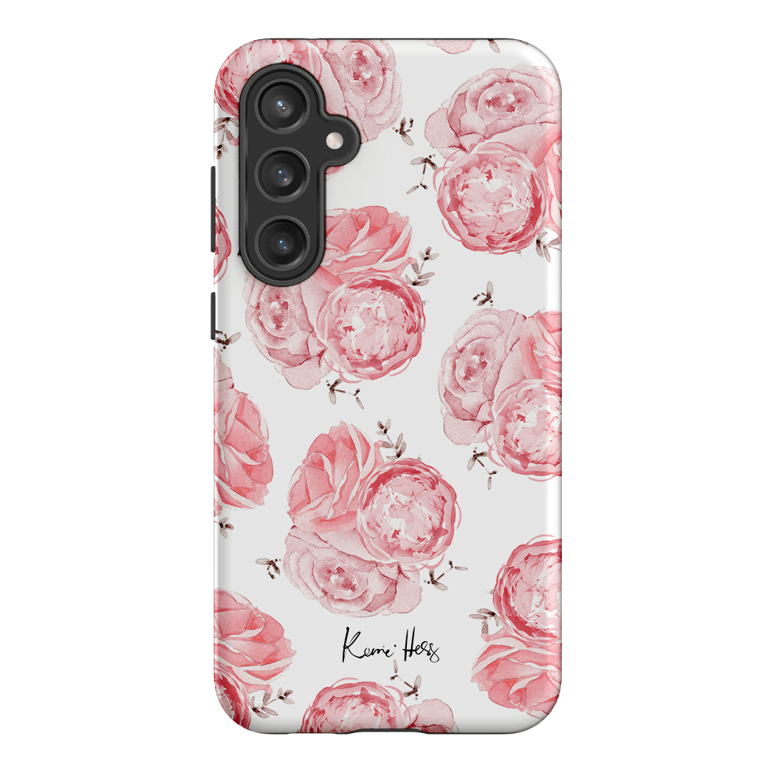 Peony Rose Printed Phone Cases Samsung Galaxy S23 FE / Armoured by Kerrie Hess - The Dairy