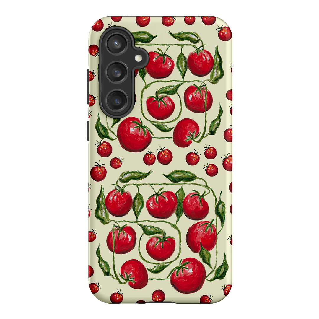 Red Tomatoes Printed Phone Cases Samsung Galaxy S23 FE / Armoured by BG. Studio - The Dairy