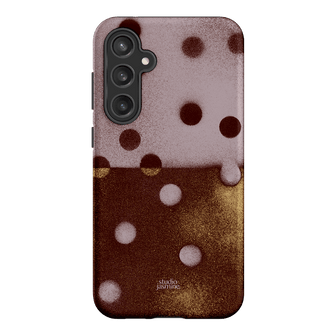 Rust Polka Dot Printed Phone Cases Samsung Galaxy S23 FE / Armoured by Jasmine Dowling - The Dairy