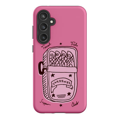Sardine Social Pink Printed Phone Cases Samsung Galaxy S23 FE / Armoured by The Dairy - The Dairy