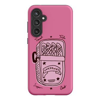 Sardine Social Pink Printed Phone Cases Samsung Galaxy S23 FE / Armoured by The Dairy - The Dairy