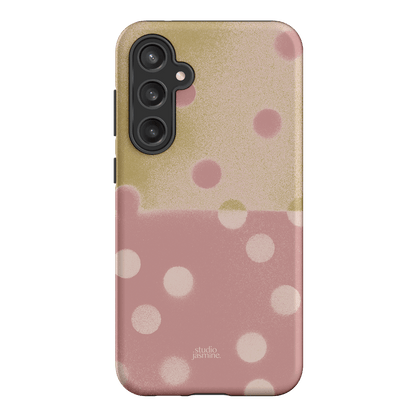 Strawberry Polka Dot Printed Phone Cases Samsung Galaxy S23 FE / Armoured by Jasmine Dowling - The Dairy