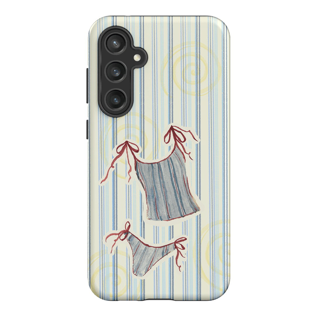 Stripe Tankini Printed Phone Cases Samsung Galaxy S23 FE / Armoured by Kayla Carr - The Dairy