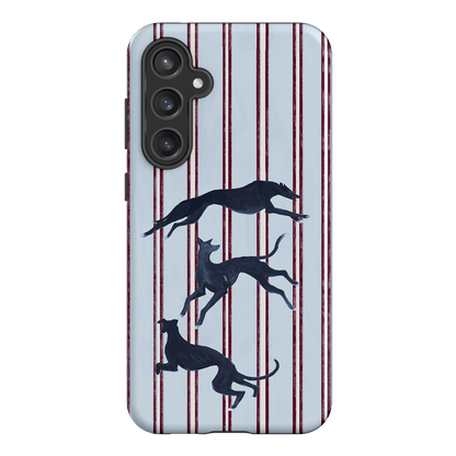 Stripey Hounds Printed Phone Cases Samsung Galaxy S23 FE / Armoured by Lisa Hu - The Dairy