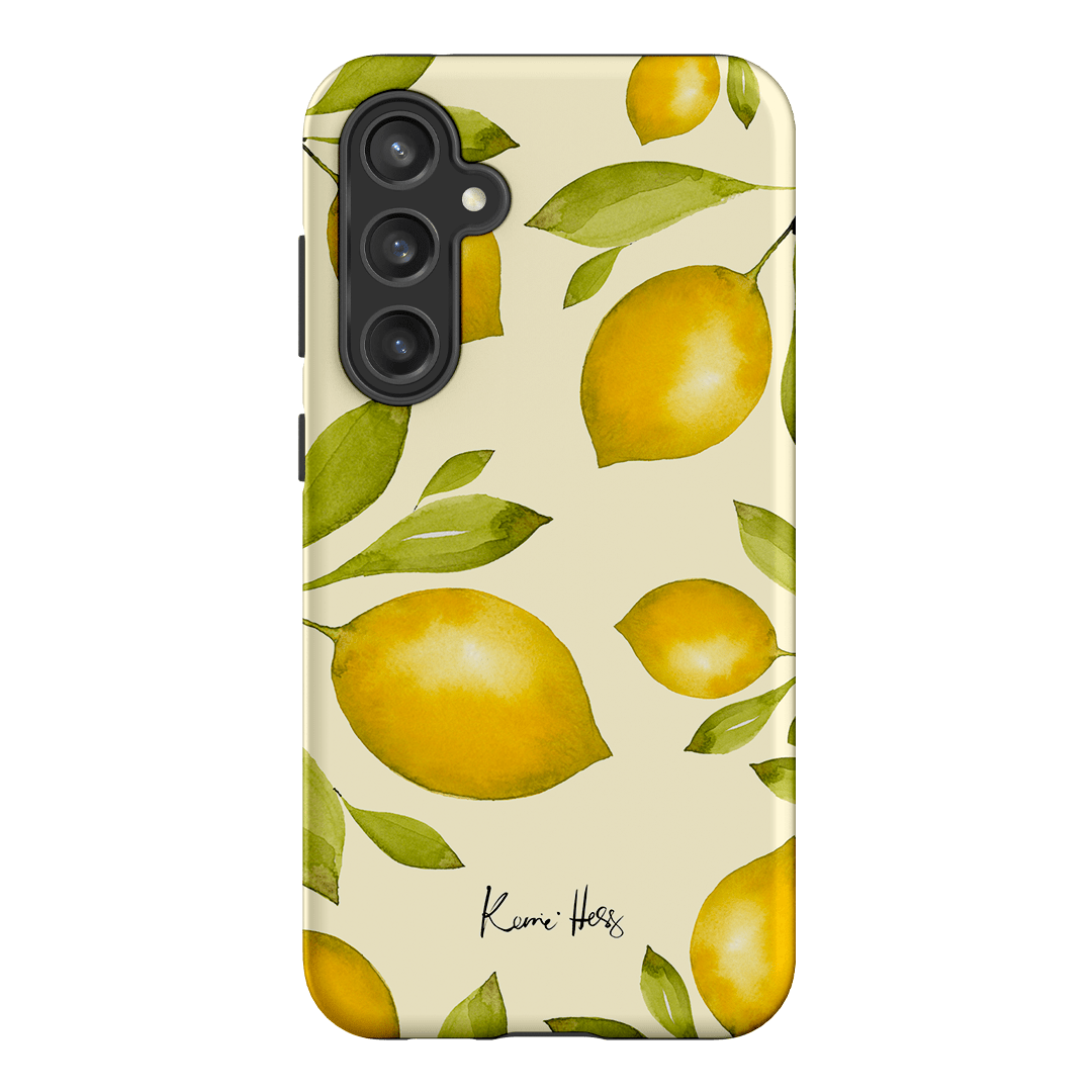 Summer Limone Printed Phone Cases Samsung Galaxy S23 FE / Armoured by Kerrie Hess - The Dairy