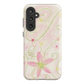 Swirl Pink Printed Phone Cases Samsung Galaxy S23 FE / Armoured by Kayla Carr - The Dairy