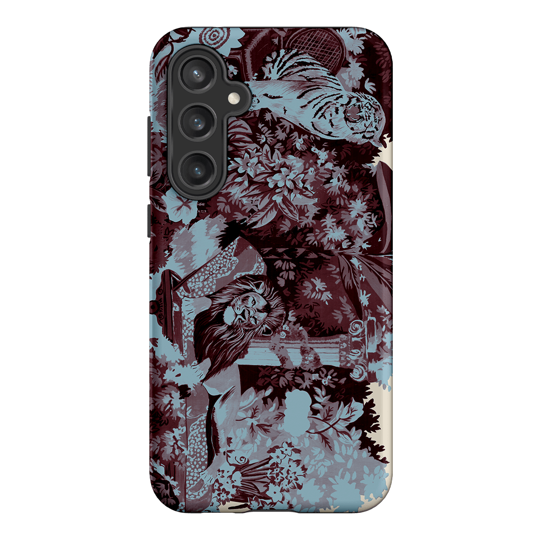 Tippi Blue Printed Phone Cases Samsung Galaxy S23 FE / Armoured by Desmond & Dempsey - The Dairy