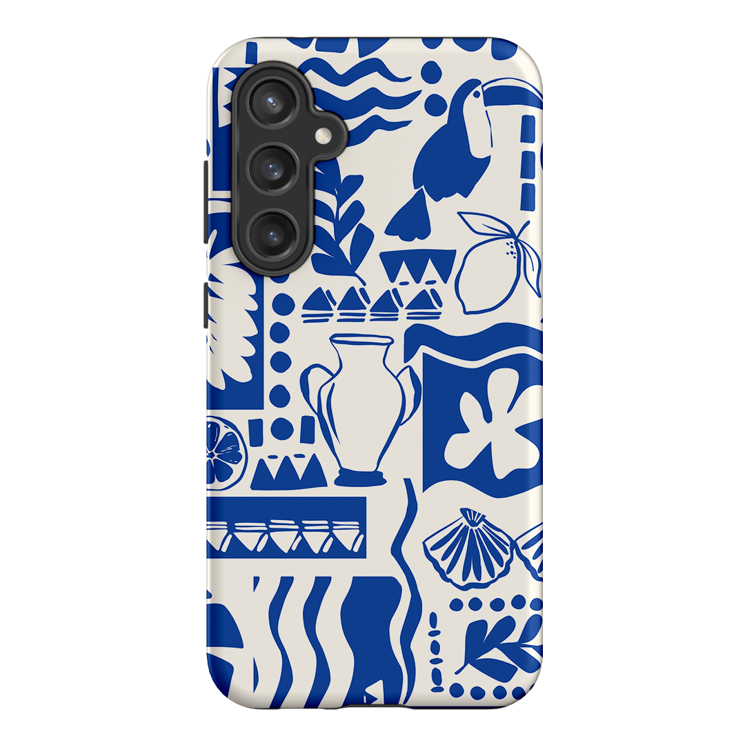 Toucan Blue Printed Phone Cases Samsung Galaxy S23 FE / Armoured by Charlie Taylor - The Dairy