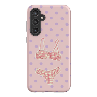 Vintage Gingham Printed Phone Cases Samsung Galaxy S23 FE / Armoured by Kayla Carr - The Dairy