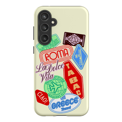 Well Travelled Printed Phone Cases Samsung Galaxy S23 FE / Armoured by The Dairy - The Dairy