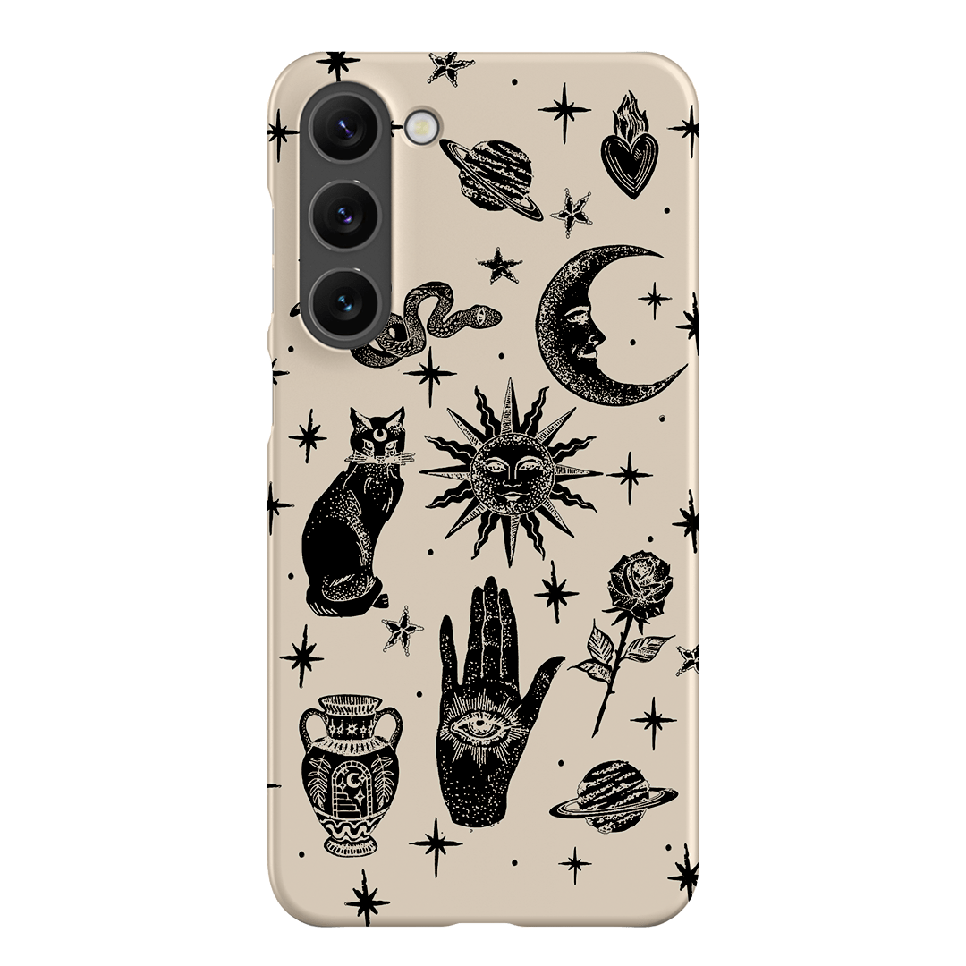Astro Flash Beige Printed Phone Cases Samsung Galaxy S23 Plus / Snap by Veronica Tucker - The Dairy