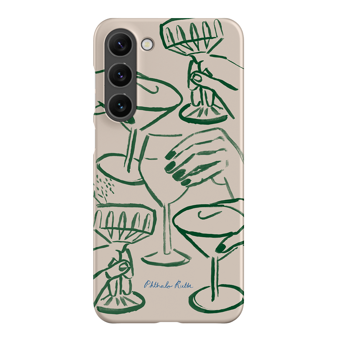 Cheers Printed Phone Cases Samsung Galaxy S23 Plus / Snap by Phthalo Ruth - The Dairy