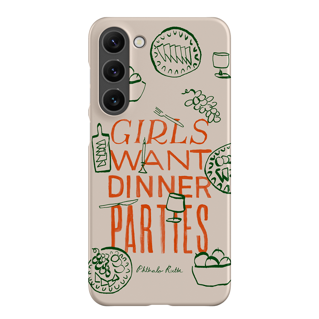 Dinner Parties Printed Phone Cases Samsung Galaxy S23 Plus / Snap by Phthalo Ruth - The Dairy