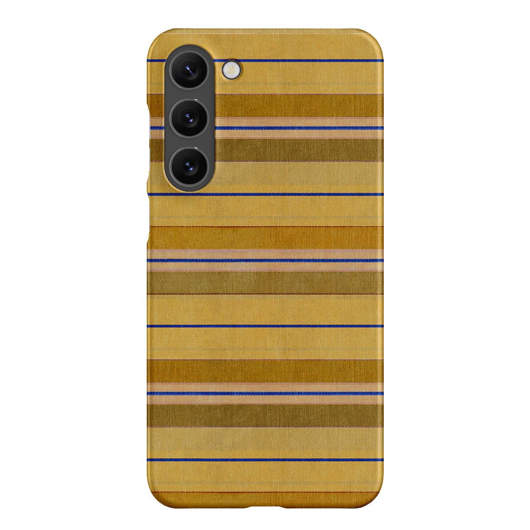 Golden Stripe Printed Phone Cases Samsung Galaxy S23 Plus / Snap by Fenton & Fenton - The Dairy