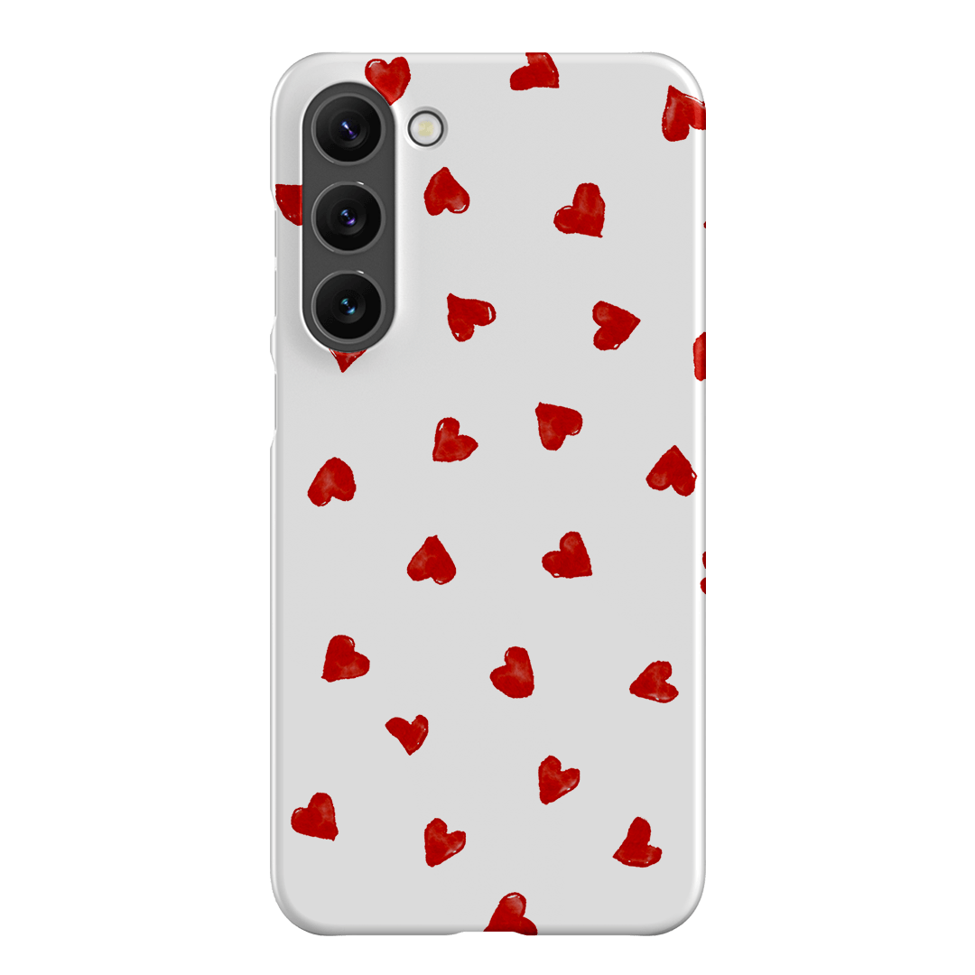 Love Hearts Printed Phone Cases Samsung Galaxy S23 Plus / Snap by Oak Meadow - The Dairy