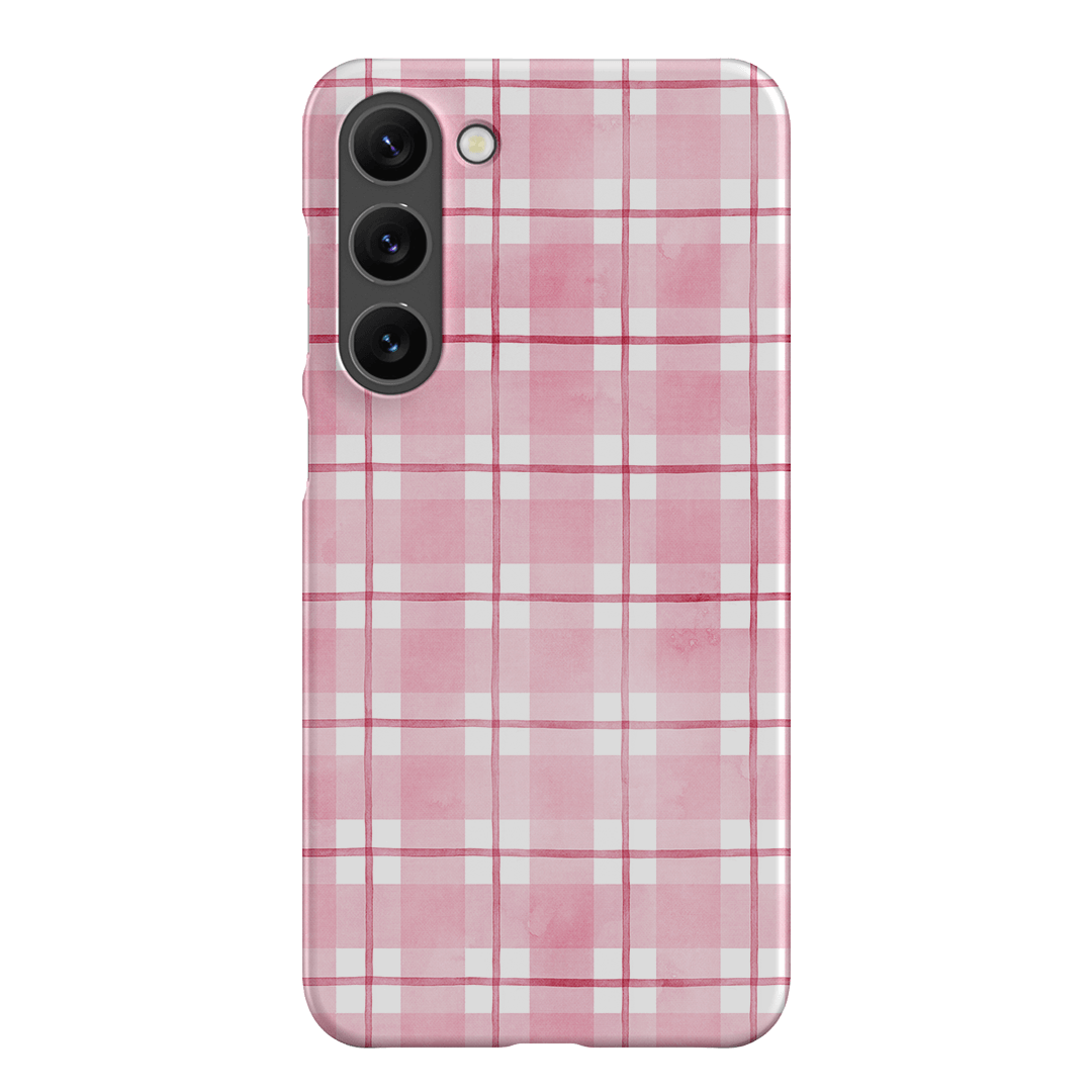 Musk Checker Printed Phone Cases Samsung Galaxy S23 Plus / Snap by Oak Meadow - The Dairy