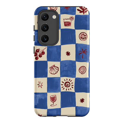 Afternoon Mezze Cornflower Printed Phone Cases Samsung Galaxy S23 Plus / Armoured by Charlie Taylor - The Dairy
