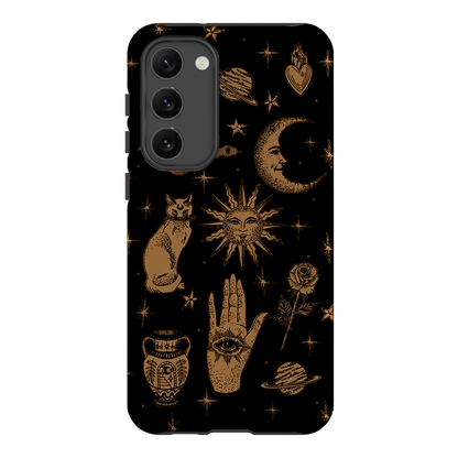 Astro Flash Noir Printed Phone Cases Samsung Galaxy S23 Plus / Armoured by Veronica Tucker - The Dairy