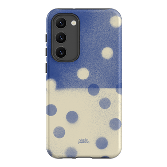 Bleu Polka Dot Printed Phone Cases Samsung Galaxy S23 Plus / Armoured by Jasmine Dowling - The Dairy