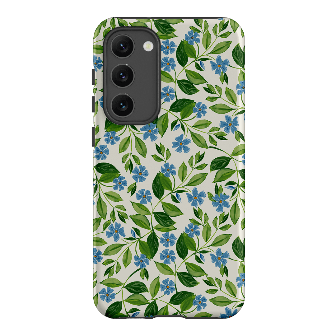 Blue Vines Printed Phone Cases Samsung Galaxy S23 Plus / Armoured by Ellie Mae - The Dairy
